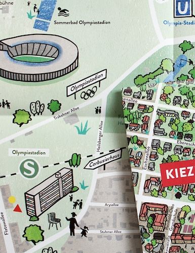 Ulrike Jensen - Stadtplan Karten Illustration