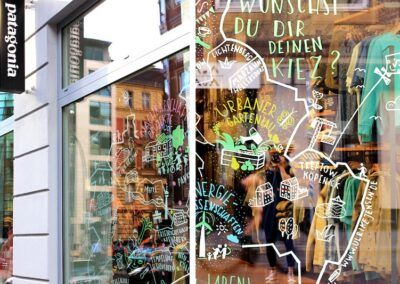 Schaufenster Illustration patagonia
