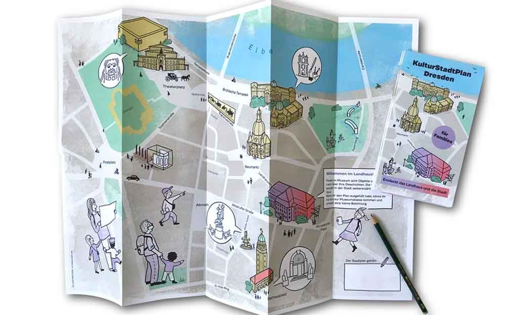 Warum Illustrationen für Unternehmen eine gute Entscheidung sind - stadtplan Museen Dresden