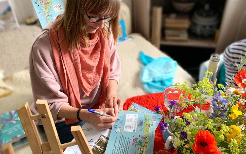 Wie entsteht ein Bilderbuch – Der kreative und strategische Prozess hinter dem Insel-Atlas Hiddensee – von der Idee bis zum fertigen Buch - Blog Ulrike Jensen Illustration