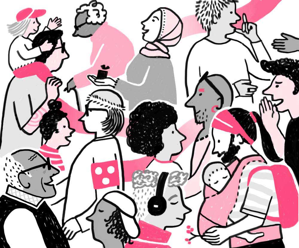 Wie Illustration Vielfalt wirksam sichtbar macht - Blog Ulrike Jensen Illustration - Diversity - Gesellschaft
